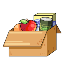 food in a box
